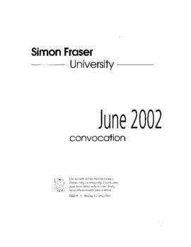 2002 June convocation program
