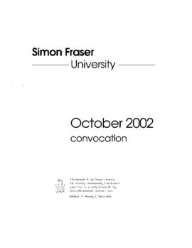 2002 Oct convocation program