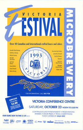 1993 Victoria Microbrewery Festival poster