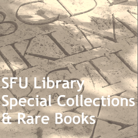 Go to Simon Fraser University Special Collections and Rare Books
